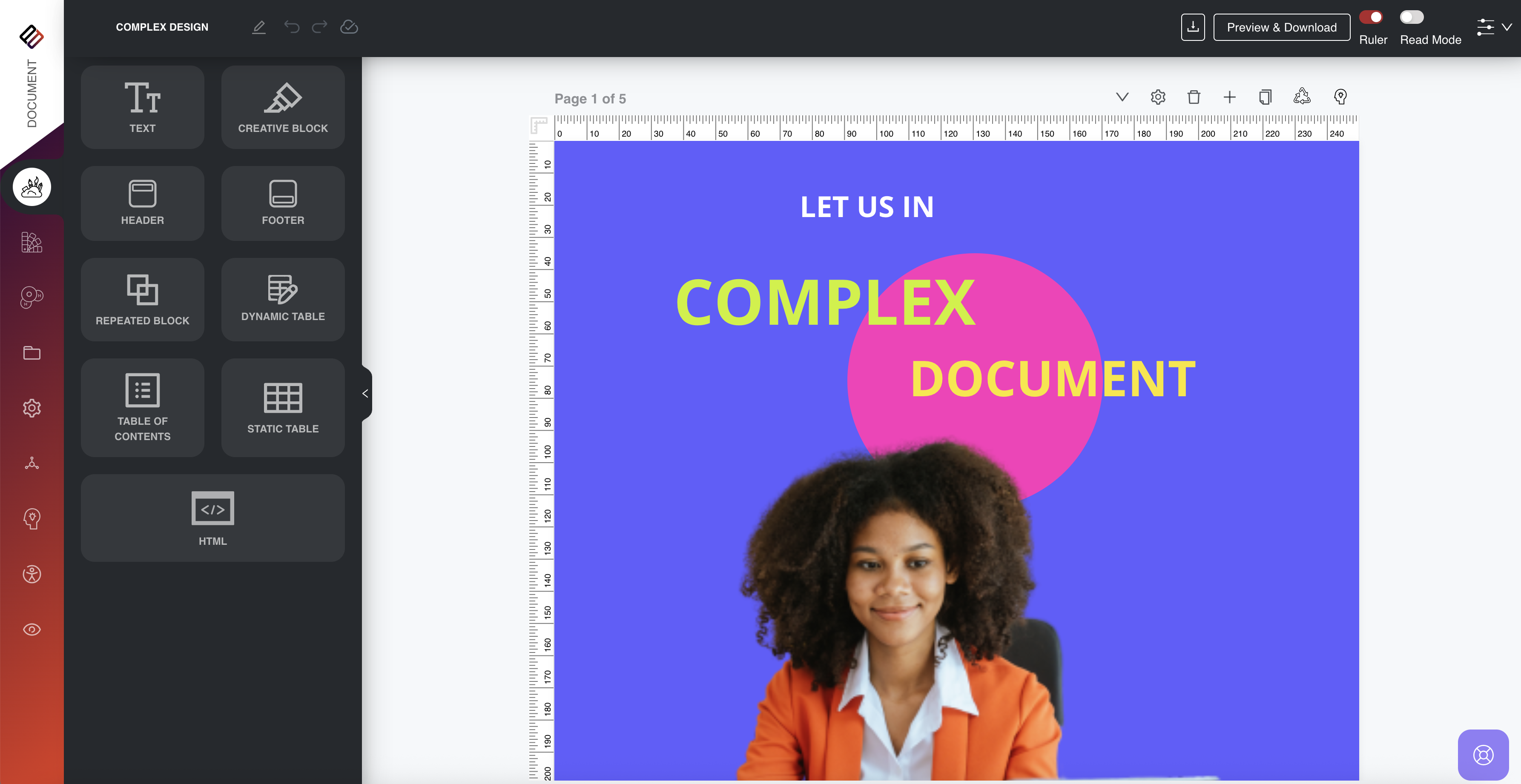 Editor Interface