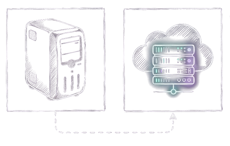 Migration: a legacy server moving to the cloud