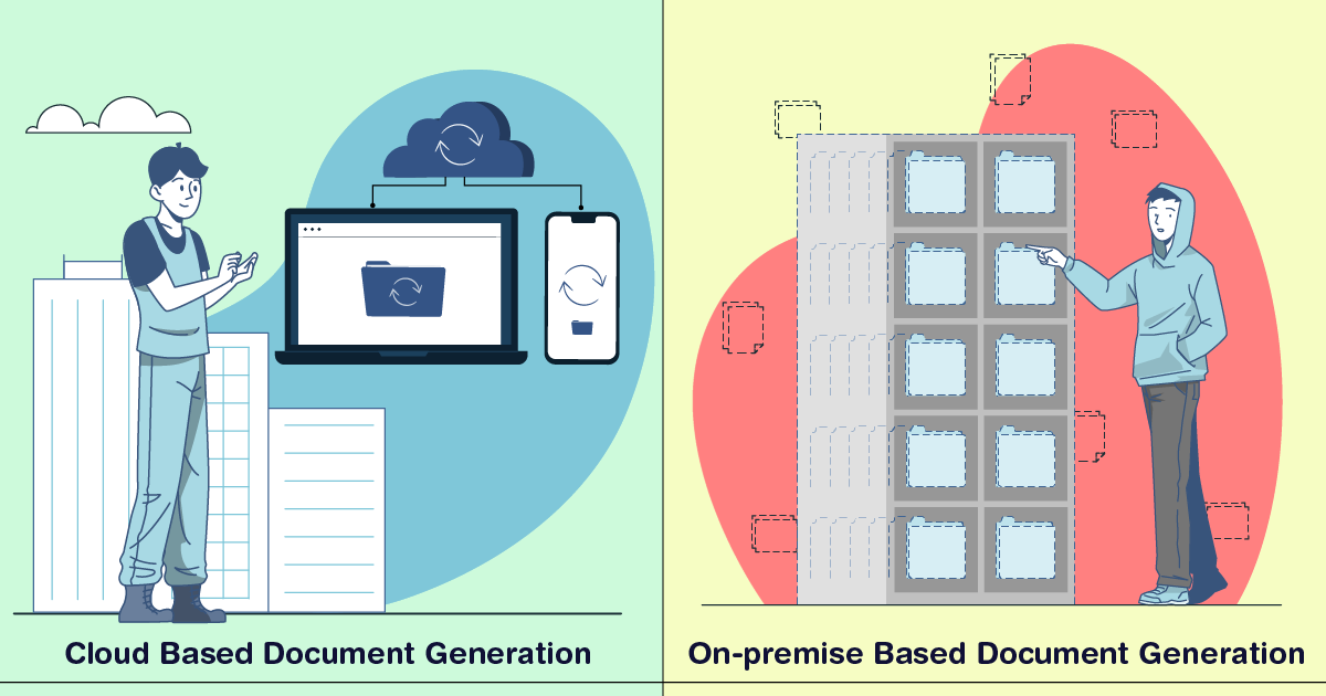clod and on premise document gen