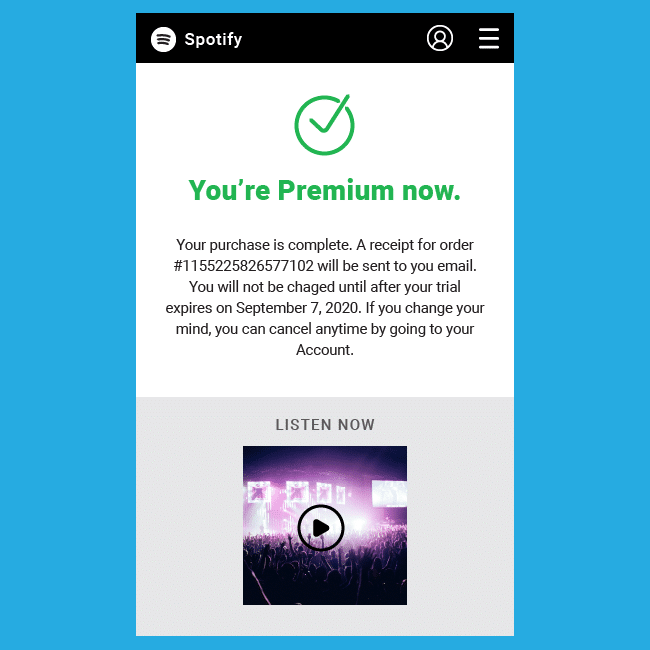 spotify email design